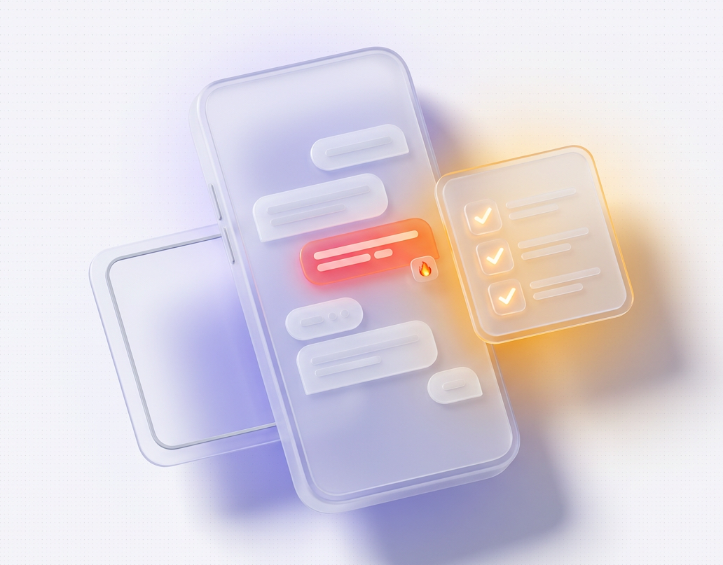 AI call summary with hot lead badge